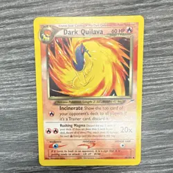 Pokemon Dark Quilava Neo Destiny Uncommon Regular 39/105 Stage 1 60 HP TCG Card - Image 1