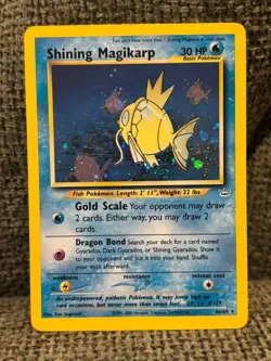 Shining Magikarp 66/64 Neo Revelation Holo Vintage Card - Image 2
