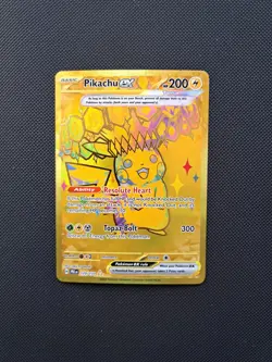 Pokemon TCG Pikachu EX Hyper Rare Card 179/131 Prismatic Evolutions - Image 1