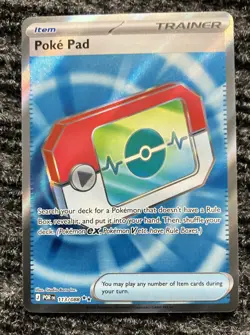 Poke Pad 113/088 Holo Trainer Item Pokemon TCG Collectible Card - Image 1