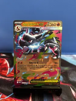 Pokemon Mega Charizard X EX Full Art Holo Double Rare Card 013/094 - Image 1