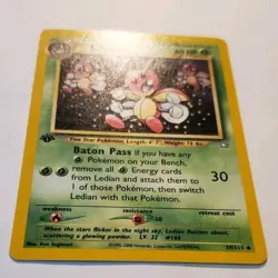 Ledian 39/111 1st Edition Neo Genesis Set Pokemon Card - Image 3
