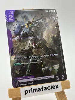 Gundam Card - Gundam Barbatos 1st Form - GD02-054 LR - Image 1