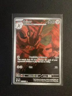 Pokemon TCG Scizor 205/197 Obsidian Flames Illustration Rare Card Near Mint - Image 1