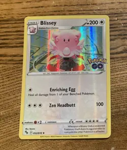 **NM** Blissey Cosmos Set Rare Holo Card 052/078 Pokemon Go - Image 2