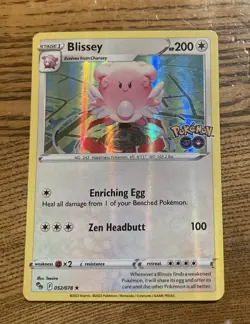 **NM** Blissey Cosmos Set Rare Holo Card 052/078 Pokemon Go - Image 3