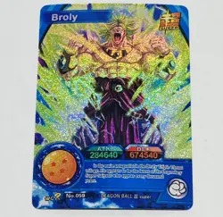 Broly - Dragon Ball Super Trading Card WCR No. 059 Holo Foil Prism Tc5 - Image 1