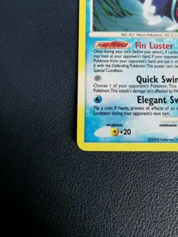 Pokemon Card Lumineon 4/100 D&P Stormfront Holo Rare - Image 4