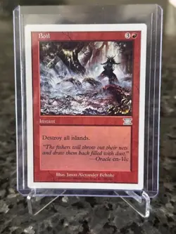 1999 Magic: The Gathering Boil - Classic Sixth Edition - Uncommon Red Instant - Image 1