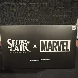Magic the Gathering MTG Secret Lair x Marvel Wolverine Rainbow Foil [Sealed] - Image 1