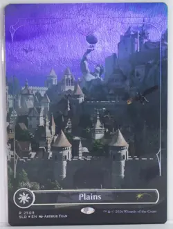 Plains (2509) [New, Near Mint] *Foil* {Dungeons & Dragons SLD} - Image 2
