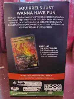 MTG Bloomburrow Commander Deck Squirreled Away Sealed + Dice NM - Image 2