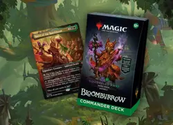MTG Bloomburrow Commander Deck Squirreled Away Sealed + Dice NM - Image 3