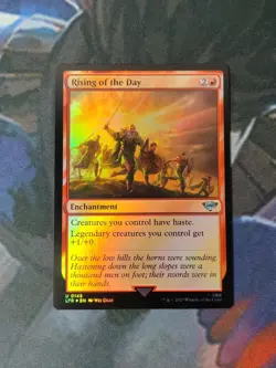 Rising of the Day - Foil | 7% Off 2+ | UB: Lord of the Rings | NM | MTG - Image 1