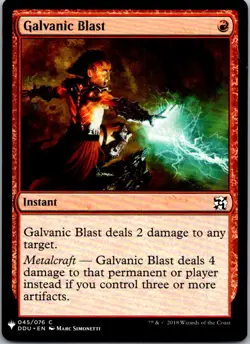 Galvanic Blast The List Reprints NM Normal - Image 1