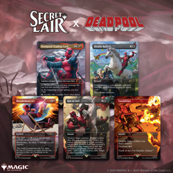 MTG Secret Lair Marvel Deadpool Rainbow Foil Edition Magic: the Gathering Sealed - Image 1
