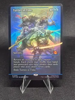 Turtles in Time (Showcase) #0284 FOIL Teenage Mutant Ninja Turtles MTG - Image 1