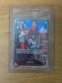 Shanks (2025 PSA Magazine Promo) OP09-001 One Piece Promotion Cards Foil[SEALED] - Image 1