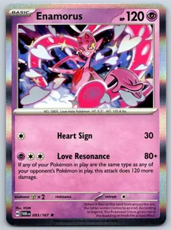 Enamorus - Holo Rare - Twilight Masquerade TWM 093/167 Pokemon Card - Image 1