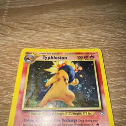 Pokemon Neo Genesis TCG Unlimited Holo Rare Typhlosion Card 17/111 - Image 3