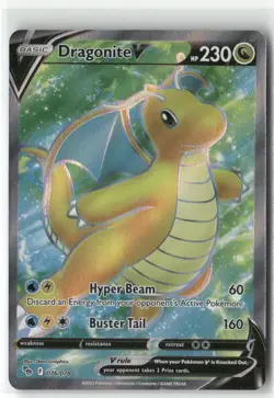 Pokemon GO #076/078 Dragonite V (Full Art) - Image 1