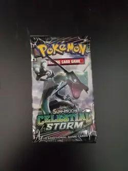21x Pokemon TCG Sun & Moon Celestial Storm Sealed Booster Pack - Image 2