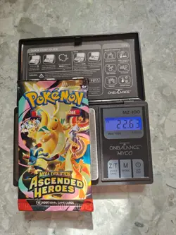 HEAVY! 22.63g Pokemon TCG Ascended Heroes Booster Pack (SEALED) god packU - Image 1