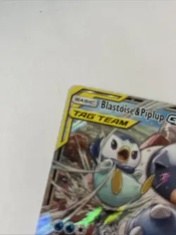 Pokemon Blastoise & Piplup GX TAG TEAM Ultra Rare 38/236 Sm-Cosmic Eclipse Holo… - Image 3