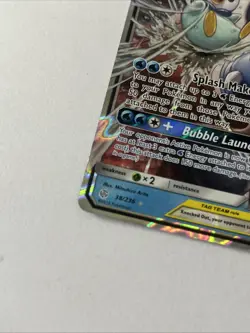 Pokemon Blastoise & Piplup GX TAG TEAM Ultra Rare 38/236 Sm-Cosmic Eclipse Holo… - Image 4