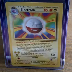 Electrode #21 Base Set Pokemon Card - Image 1