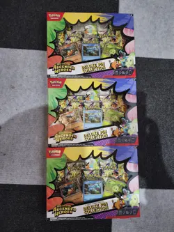 3 Pokemon First Partners Deluxe Pin Collection Ascended Heroes - FACTORY SEALED - Image 1