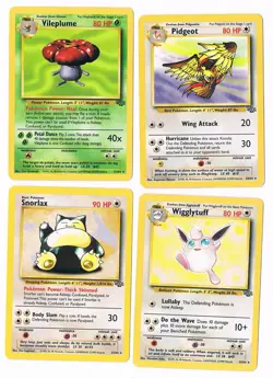 POKEMON JUNGLE SET -bundle of 4 RARE cards (GTF#49) - Image 1