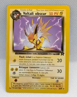 Carte Pokemon VOLTALI OBSCUR 38/82 Team Rocket Wizards 2001 FR NEAR MINT - Image 1