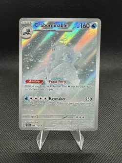Crabominable 149/142 IR Illustration Rare Holo Pokemon 2024 Stellar Crown NM - Image 1