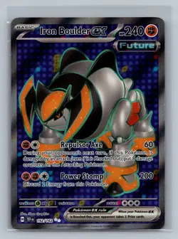 Iron Boulder ex 192/162 Ultra Rare Temporal Forces Pokemon Near Mint - Image 1