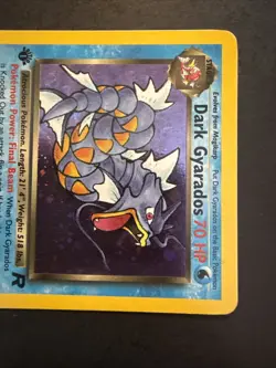 Dark Gyarados Holo 1st Edition 8/82 Team Rocket Set Pokemon - Image 5
