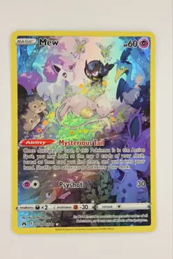 Pokemon Mew GG10/GG70 Crown Zenith Galarian Gallery Full Art Holo Rare NM - Image 1