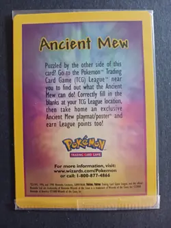 Pokemon TCG Ancient Mew Holographic (The Power of One Movie 2000) Sealed NM/M - Image 1