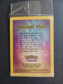 Pokemon TCG Ancient Mew Holographic (The Power of One Movie 2000) Sealed NM/M - Image 2