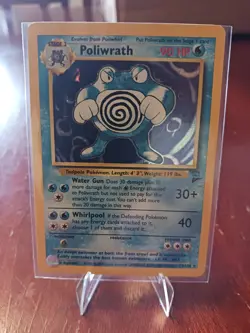 Pokemon TCG Poliwrath Base Set 2 Holo Rare 15/130 WOTC 1999 NM/M Never Played - Image 1