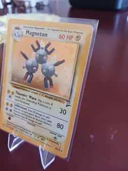 Pokemon TCG Magneton Base Set 2 Holo Rare 9/130 WOTC NM/Mint Never Played - Image 4