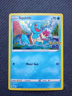 Squirtle swsh233 Pokemon GO cosmos Holo promo - Image 1