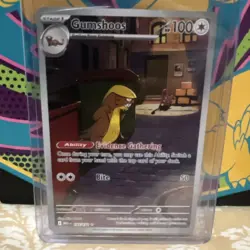 Pokemon TCG Gumshoos Stage 1 100 HP Me01 Mega Evolution Holo Rare 153/132 - Image 1