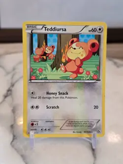 Pokemon TCG Teddiursa RC15/RC25 Legendary Treasures: Radiant Collection Holo LP - Image 1