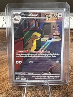 Gumshoos 153/132 Pokemon Mega Evolution Holo Illustration Rare - Image 1