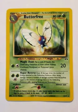 Pokemon Neo Discovery 19/75 Butterfree - Image 1