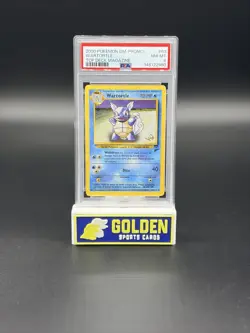 2000 POKEMON WARTORTLE TOP DECK MAGAZINE PROMO PSA 8 WOTC STAMPED TCG - Image 1