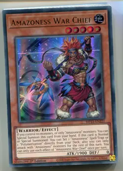 Yu-Gi-Oh! Amazoness War Chief Ultra Rare englisch MP23-EN221 Amazonische - Image 1