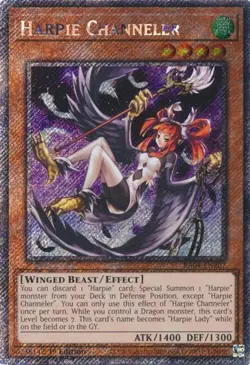 Harpie Channeler - RA04-EN207 - NM - Platinum Secret Rare - 1st ed - Yugioh - Image 1