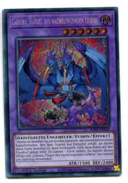 Yu-Gi-Oh! Garura Flugel des Nachklingenden Lebens Secret Rare RA02-DE024 - Image 1
